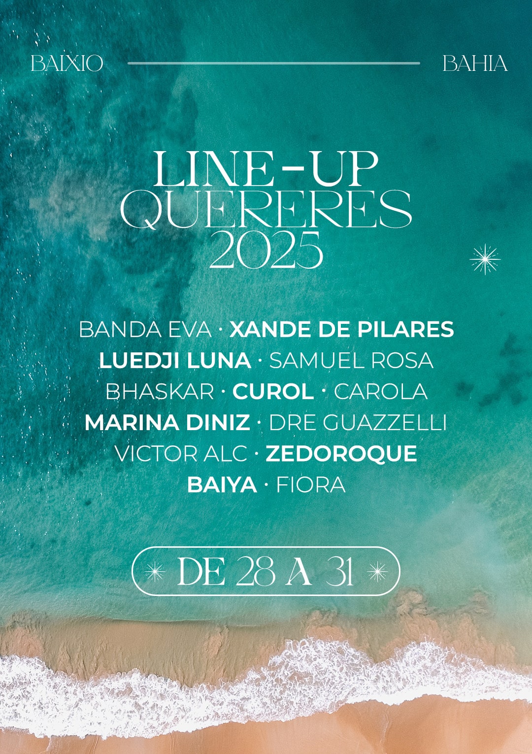 Line UP Reveillon Quereres 2025